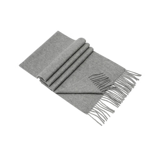 Youngor Schal Herrenschal Voller Kaschmir Winter warmer lässiger Schal Solid Farbe grau ywwj715225dqq