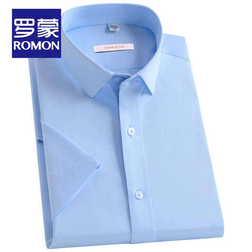 Romon DP 100% хлопчатобумажная рубашка для мужчин с короткими рукавами формальная одежда среднего и молодых мужчин.
