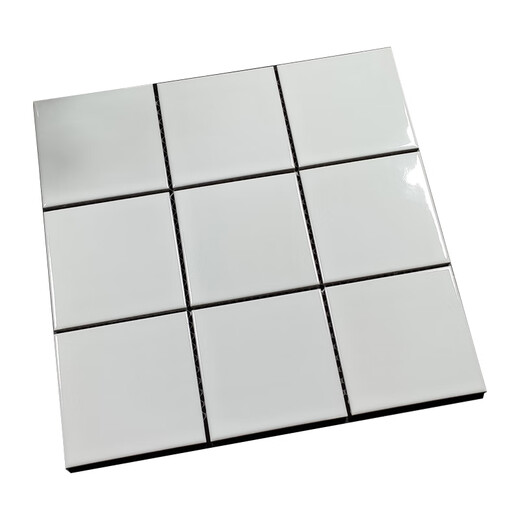XMSJ Nordic small white brick bathroom kitchen wall tiles ceramic mosaic tiles toilet bathroom floor tiles restaurant nine grid purple red 9715M lemon yellow 3030
