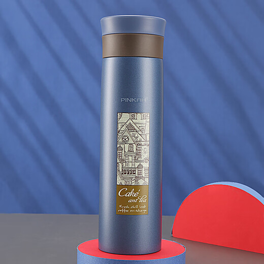 YouGuan Xinli Thermalbecher Männer und Frauen Pinjiajiapin Thermaltopf Logo Großkapazitätsgeschäft Tee tragbar 350 ml Neues 450 ml xinli 3527 (weiß) Schraubverschlüsse geradeaus gerade