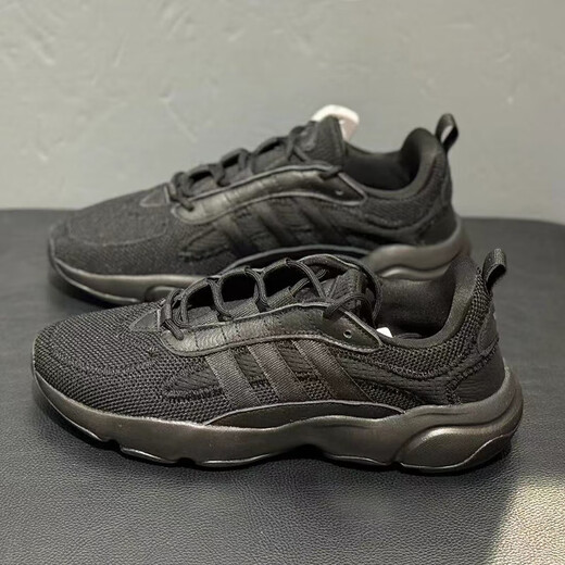 阿迪达斯 （adidas）三叶草男鞋女鞋夏季运动鞋网面透气跑步鞋复古老爹鞋休闲鞋JQ3927 JP8237/全黑 43