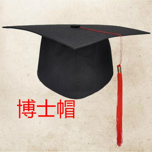 Chapeau de graduation auyidi chapeau de baccalauréat 18 ans adulte top hat collège étudiant baccalauréat du doctorat ajusté chapeau de baccalauréat de maîtrise (village intérieur en carton)