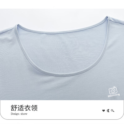 Ночная рубашка Langsha для женского тонкого стиля модальное ice Silk Silk с короткими рукавами