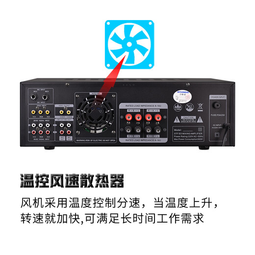 Hyundai Moderner BK8 Professioneller kleiner und mittlerer Konferenzraum Audio-Set Wall-montierter Lautsprecher Bluetooth-Verstärker Wireless Mikrofonkombination Unterricht Trainingspeicher Audiosystemausrüstung [vier Audio/No Microfon] Audio-Set (100-200 Quadratmeter) (100-200 Quadratmeter)