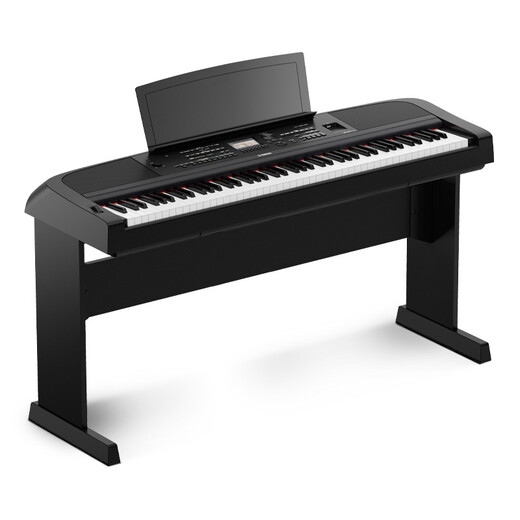 Yamaha (YAMAHA) electric piano DGX670 digital 88 key adult children's practice grade test heavy hammer electronic piano dgx660 upgrade model 670B black host + wooden rack + single pedal + gift bag