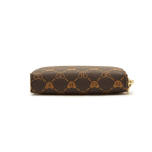Sac de carte de fixation d'ours Position multi-cartes pour femmes Ultra-mince Portefeuille de pièces de monnaie mignon sac à carte compacte haut de gamme