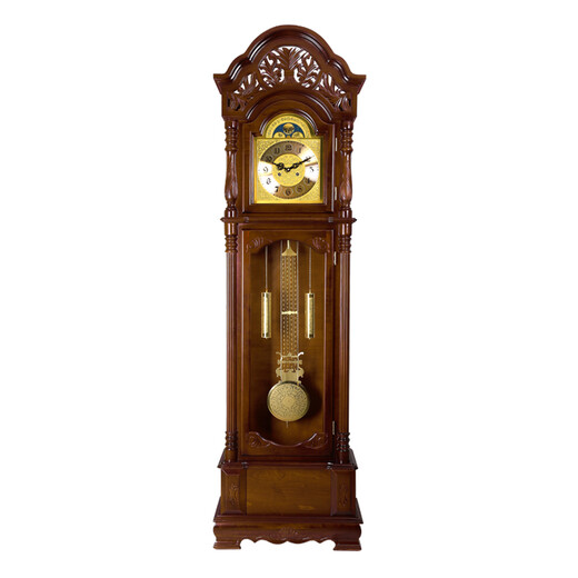 Yunhao floor clock living room German movement European copper mechanical watch villa American Chinese retro time report classic 9922 domestic copper movement