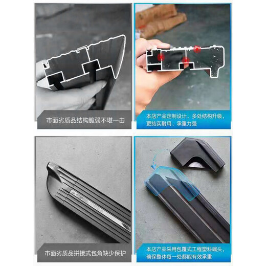 New Jetta VS5 pedals, VS7 original side pedals, Volkswagen Jetta VS5 original pedals for modification, Guangyao model thickened pedals, without car logo, without lights x matching set