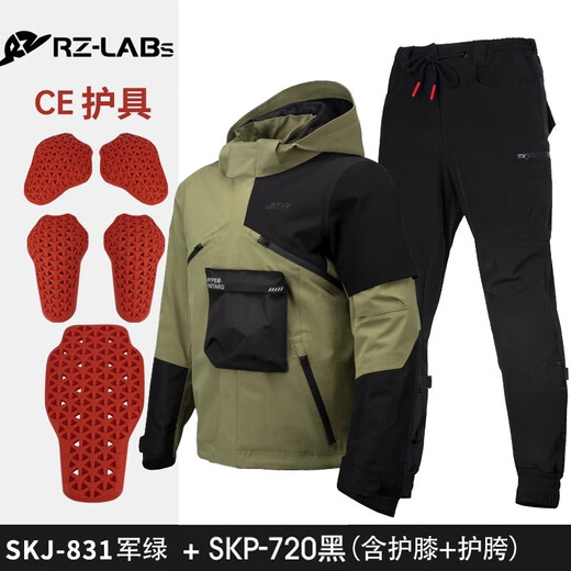 Starry Sky Knight Motorrad Reitkleidung Herren Motorradanzüge für Winter warmer wasserdichtes Wind Anti-Fall-Pendler Freizeit vier Jahreszeit