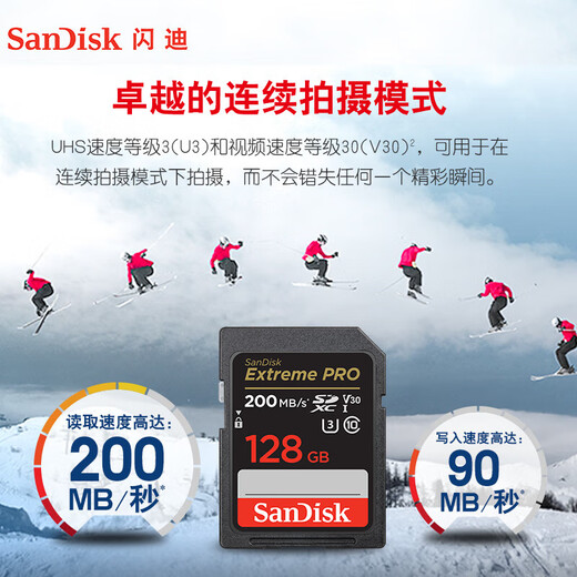 Sandisk 128 GB SD-Speicherkarte 4K V30 Kamera Speicherkarte + 1 TB Drei-Sicht mobile Solid-State-Laufwerk Lesegeschwindigkeit 1050 MB/s Direkte Verbindung des beliebten Mobilfunk-Computers