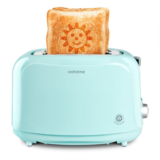Nordic Omu (nathome) bread machine toaster breakfast toaster 2 slices household multifunctional light food machine 6-speed baking with dustproof blue NDS3019