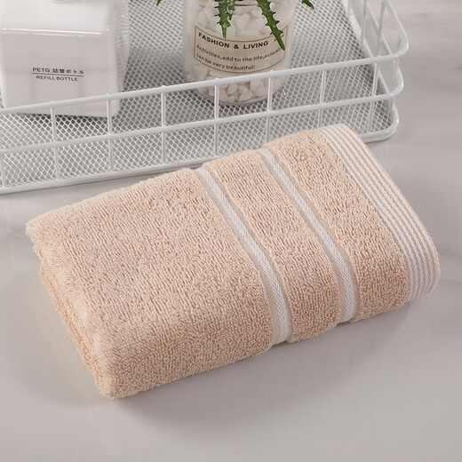 
Grace 3A antibacterial pure cotton adult towel wash towel sweat towel universal towel labor protection products soft and absorbent 3A antibacterial 7375 beige color