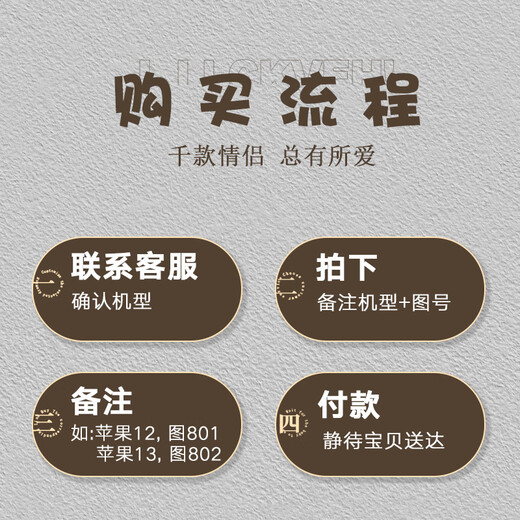 来无忧情侣款手机壳任意机型适用于iPhone16卡通的13promax小米12oppo华为vivo11已有女友款15plus苹果14 【2个小羊皮】图左1283黑+右1284黑留言机型