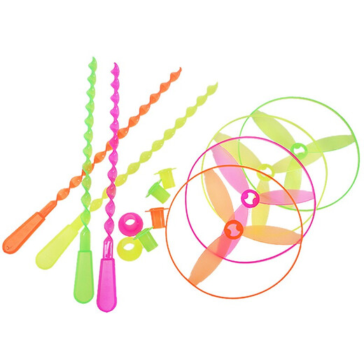 Tatanice Children's Outdoor Toys Bambus Dragonfly Hand Pushing Flying Saucer 50 Flugzeugspielzeug Jungen Open Student Day Geschenke