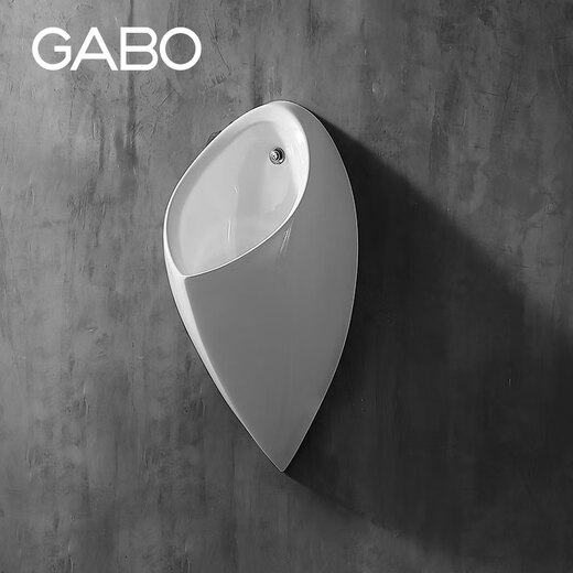 GABO sanitary corner ceramic urinal wall-mounted wall drainage induction flush urinal hotel engineering sanitary ware 10601 urinal