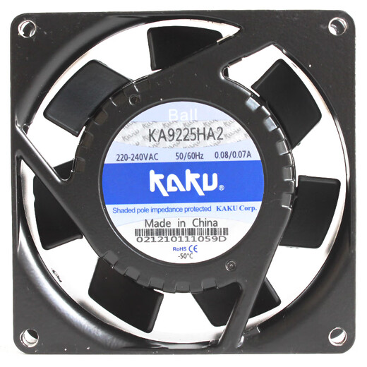 Kaku Original KA9225HA2 BT AC220V 0,08 / 0,07A Roueur à billes Axial Fabout Insert-Original Standard équipé avec un sac à vis avec couvercle en maille