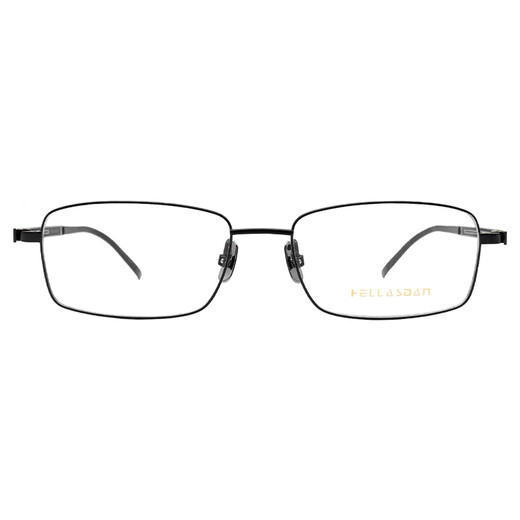 Hellasdan Walconstan importiert aus der Japan Elegant Series Optical Rahmen Herren Vollrahmen -Brillen Rahmen Titanium H9755 004 Schwarz