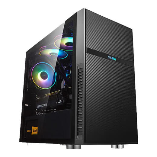 Benyu 2025 designer computer Mastercam CDR sketch master solidworks 4K graphics SW industrial assembly desktop host package four (R7 9700X M6000 12G independent display) host + AOC 27-inch 2K monitor