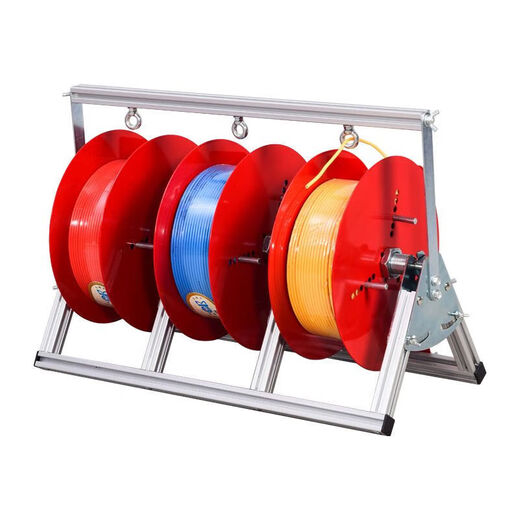 Guisong wire pay-off rack pay-off reel electrician pay-off artifact folding BV line three-wire multi-wire home improvement cable tool pay-off reel (6 square meters or less 100 meters) Figure 2