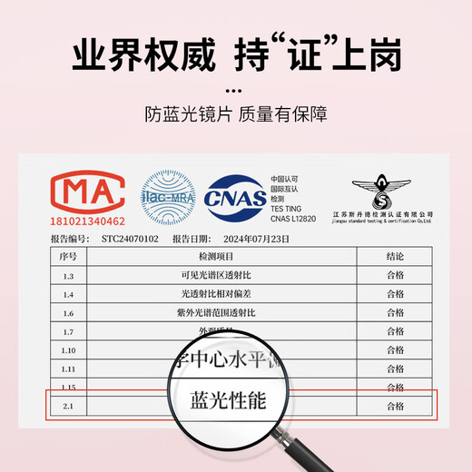 博视者高清晰防蓝光时尚女士老花镜十大排名8018 紫色 200度