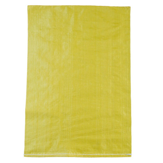 Aibaijia bright yellow thickened woven bag large snakeskin bag moving bag express packing bag storage bag construction garbage bag bright yellow 60*102cm 10 pieces