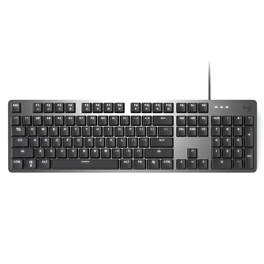 罗技（Logitech）【悠然小狗】K845机械键盘 游戏键盘 办公键盘全尺寸办公家用背光电竞吃鸡键盘MOA高度球型键帽 K845-红轴（ABS键帽）