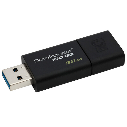 Kingston 32GB USB3.0 U disk DT100G3 black slide design Kingston 32GB USB3.0 U disk DT100G3 black slide design