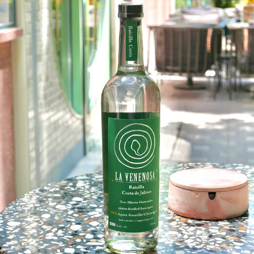 麟蛇（La venenosa）龙舌兰酒墨西哥原瓶进口莱希拉龙舌兰酒洋酒 麟蛇绿标龙舌兰 200mL 1瓶
