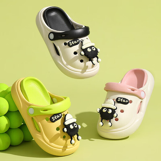 Bermu Qingchen Cava de cuevas para niños Los niños y niñas usan anti-colisión 2024 nuevas sandalias de bebé anti-slip beach para bebés Mika 170 mm