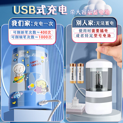 
Jiatuling Donglai Quality 520 Valentine's Day Gift Automatic Pen Reel Full-Sharpening Machine Electric Pen Sharpening Sharpening Machine Special Pencil Planing Pen Sharpening Device Children's Kindergarten Electric Text White Panda [826 Full-Automatic Pen Sharpening Sharpening]+ [Explore the Interstellar] Vacuum Cleaner
