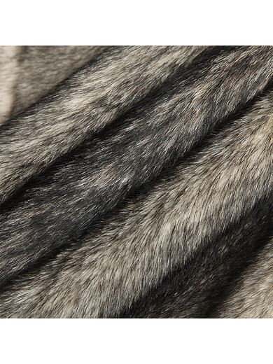 Misid Wolf Fur Coat Men's Wolf Fur Party Overcome Men's 2024 Winter Mid-Length Coyote Fur Thickened Korean Version Real Military Green Wolf Fur Liner Cashmere Sleeves 170L 110 to 120Jin Jin is equal to 0.5 kg