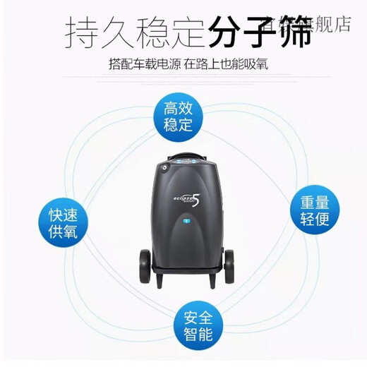 Yashi portable oxygen generator Eclipse pulse 9-speed lever oxygen machine can be used in vehicle-mounted household medical oxygen inhalation machine Yashi oxygen generator Eclipse 9-speed lever oxygen generator SF Express/trolley oxygen generator