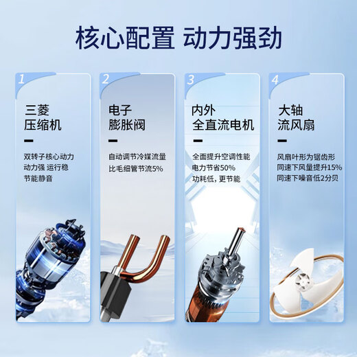 Haier central air conditioning 5 HP cabinet unit first class energy efficiency 380V store front 5P vertical cabinet KFRd-120LW/7YAF81 package 4 meters copper pipe state subsidy