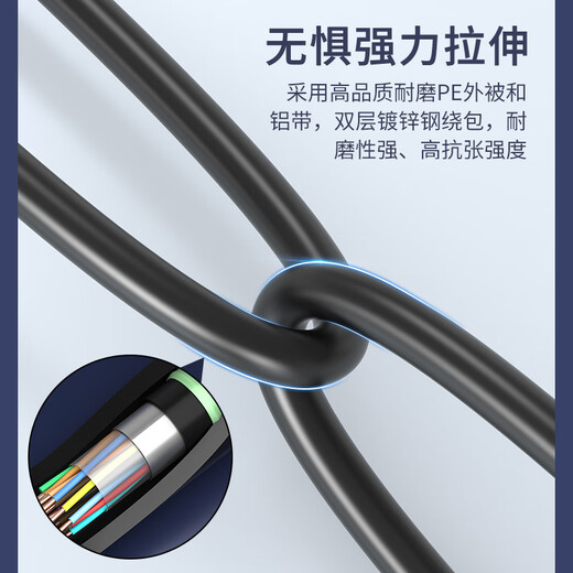 中科光电 室外重铠大对数通信线缆 电话语音大对数电缆 50对ZK-HYA53-50*2*0.5- 100米
