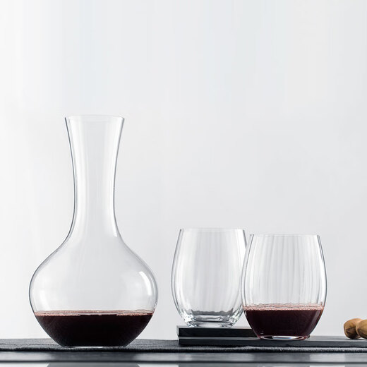 Liduo RIEDELT Austrian imported MERLO Merlot prism light win crystal glass decanter wine pot household Performance prism decanter 1040ml