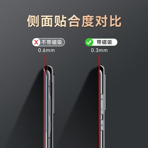 Adecuado para [Flap magnética] Huawei Mate50pro Caso de teléfono móvil Nuevo estuche de cuero genuino ventanas inteligentes sin conexión Flip Huawei Mate50pro-Invisible Magnético [Elegante Negro] Vaceta Napa Napa