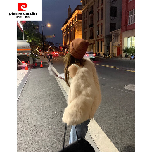 Veste Pierre Cardin pour femmes automne et hiver Nouveau toka imitation Fox FOR FURTER INTERNET CÉLÉBRITÉ JEUNE CORÉAN IMITATION FURME FEMMES HIDER CHEET DE FURS HID