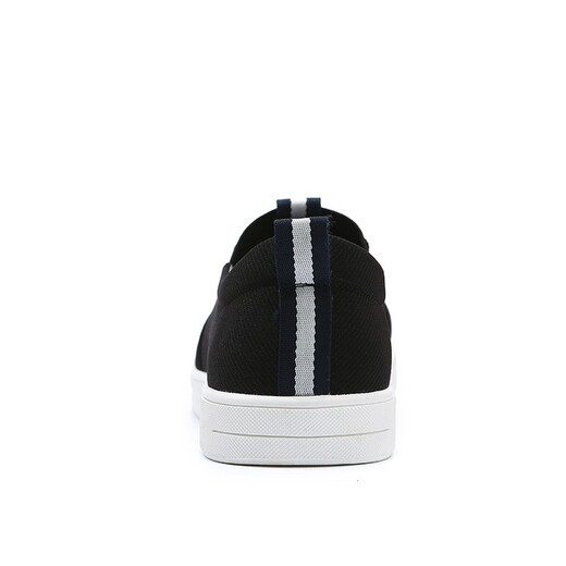 TYKT casual shoes men spring and summer canvas shoes men old Beijing cloth shoes casual one-foot lazy shoes trendy shoes TY9789 black 40