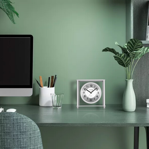 
Hermle Clocks European style modern art light luxury decorative quartz clock bedroom living room Roman table clock QT205-210001