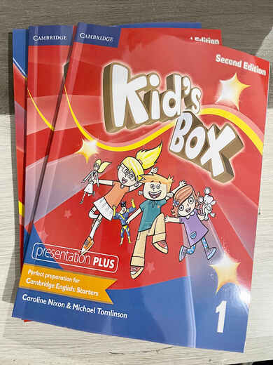 Spot Cambridge Second Edition Children's English New Edition Kids Box Student Materials Level 4 Lehrbuch + Übungsbuch