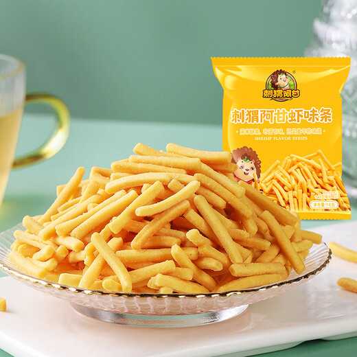 刺猬阿甘 零食组合锅巴虾条山药脆片办公室宿舍追剧解馋小零食整箱50袋