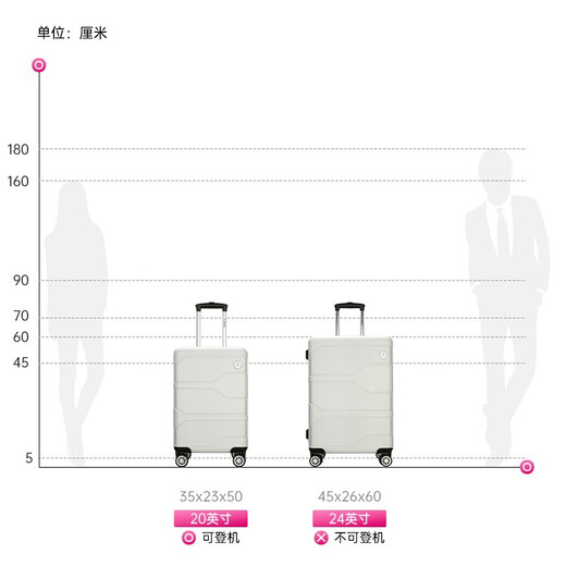Diplomat Diplomat Koffer Mattes Reise Hochzeitsbox Bord universal Wheel Password Trolley Fall TC -690 -Serie Weiß 24 Zoll - geeignet für mittel- und kurze Strecke [erfordert Versand]