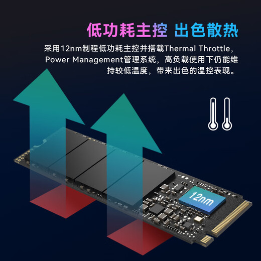 宏碁掠夺者（PREDATOR）1TB SSD固态硬盘 M.2接口(NVMe协议) GM7系列｜NVMe PCIe 4.0读速7200MB/s  AI电脑存储配件