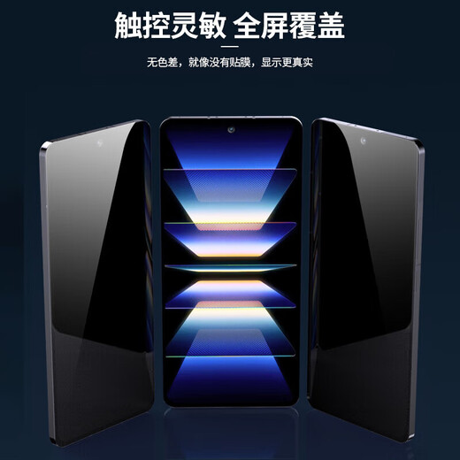 FICOS [zweiter Aufkleber] anwendbar für Xiaomi 14 Temperierte Film- und Mobiltelefonfilm Anti-Peeping-Film Vollbildmodell-Abdeckung Anti-Blau-Licht Anti-Peeping Explosionssicherer Aufkleber Xiaomi 14 [Full-Screen-HD-HD-staubfreie Lagermodell Instant Sticker] 2 Teile