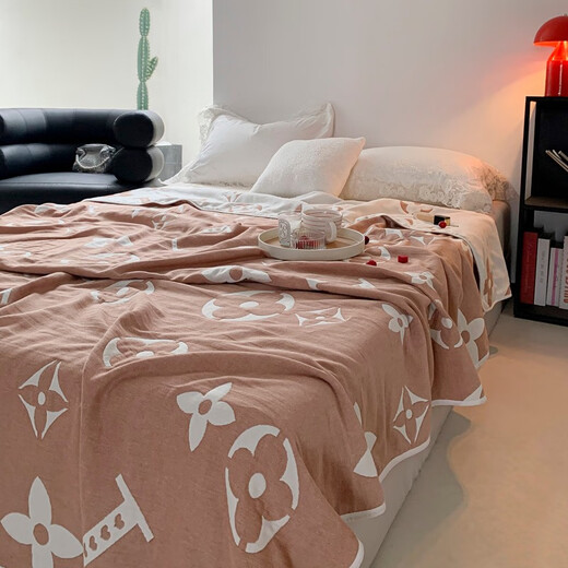 Towel quilt six-layer gauze pure cotton summer cool quilt air-conditioned quilt double cotton summer children's baby nap blanket A small age 150*200cm single style/pure cotton 6 layers