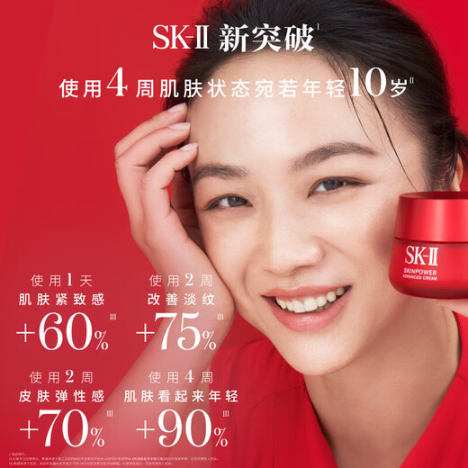 SK-II Big Red Bottle Cream 50g Lotion Anti-aging Skin Care Set Gift Box sk2 Cosmetics Full Set Skii Birthday Gift