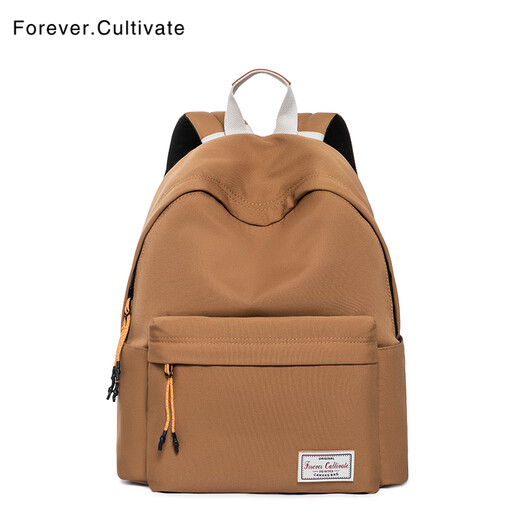 Рюкзак Forever Cult Maillard в европейском и американском стиле для школьников средних классов, старшеклассников, студентов колледжей, школьные сумки, дорожные сумки, мужские и женские сумки для компьютера 9227 карамельного цвета