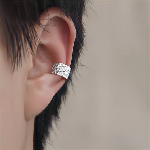 Daiyan pierced ear clip niche design ear buckle men's ear bone clip fake earrings earrings men's fake ear studs high-end earrings men's ear bone clip main picture 4-piece set