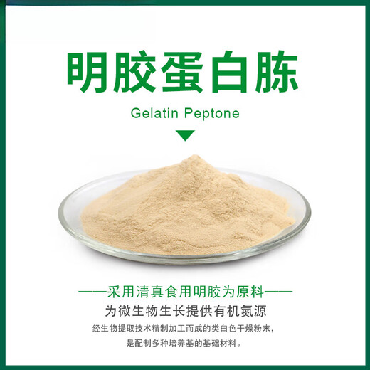 Gelatin peptone medium dry powder raw material experimental supplies microbial nitrogen source replaceable gelatin peptone Y002 250g/bottle
