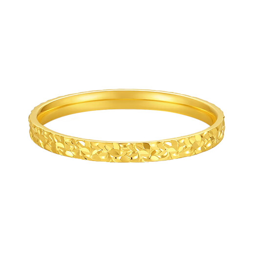 Jin Xiaoxiu gold ring for women, sparkling, exquisite crushed ice, pure gold 999 ring, new hard gold as a gift for girlfriend, crushed ice ring No. 12 - more to be refunded, less to be replenished 1g - more gold is heavier, less to be replenished